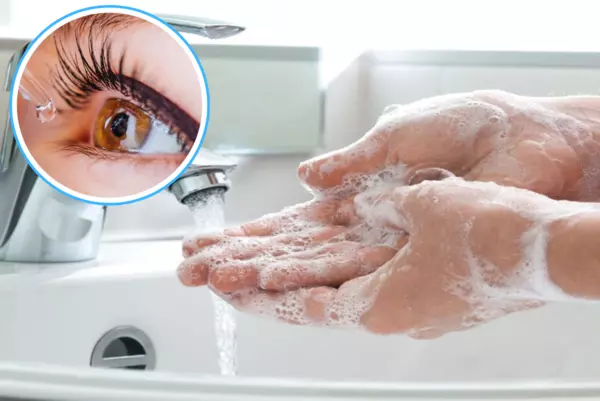 rửa tay sạch trước khi sử dụng thuốc nhỏ mắt