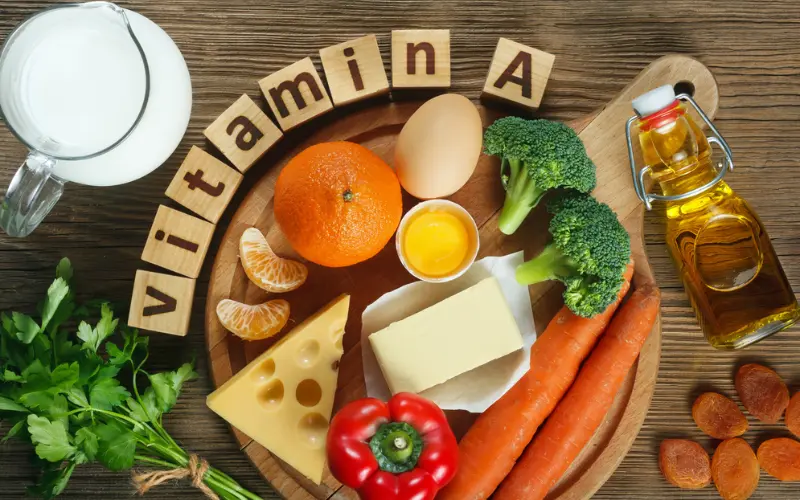 bổ sung nguồn thực phẩm giàu vitamin a