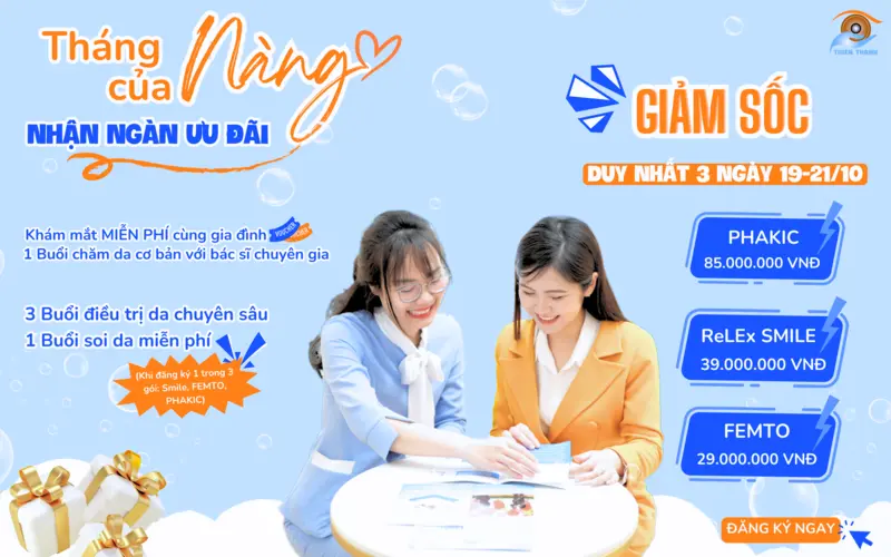 Thông báo chương trình ưu đãi tháng 10: “Tháng của Nàng – Hàng ngàn ưu đãi”