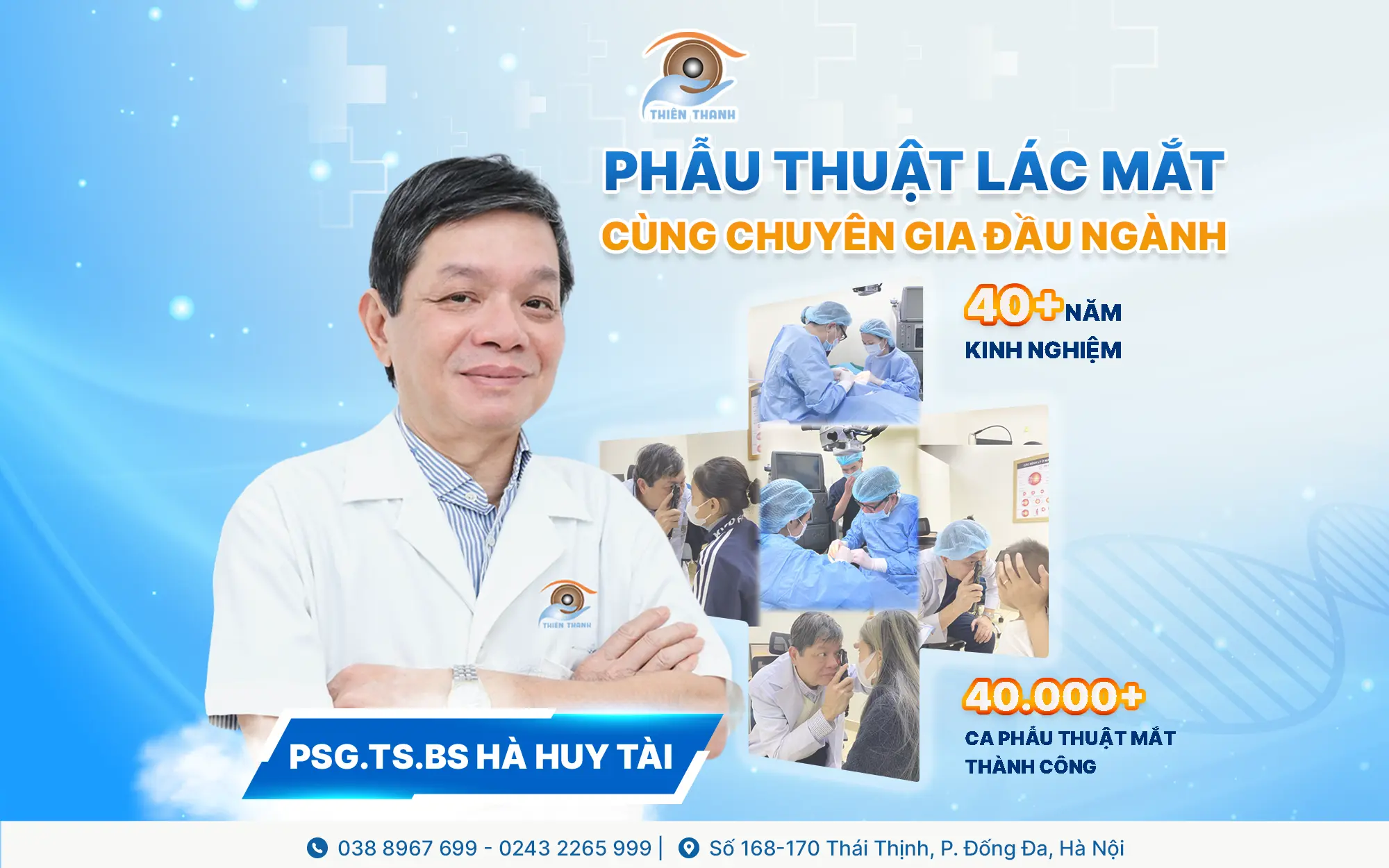 ✨ PHẪU THUẬT LÁC MẮT CÙNG CHUYÊN GIA ĐẦU NGÀNH ✨