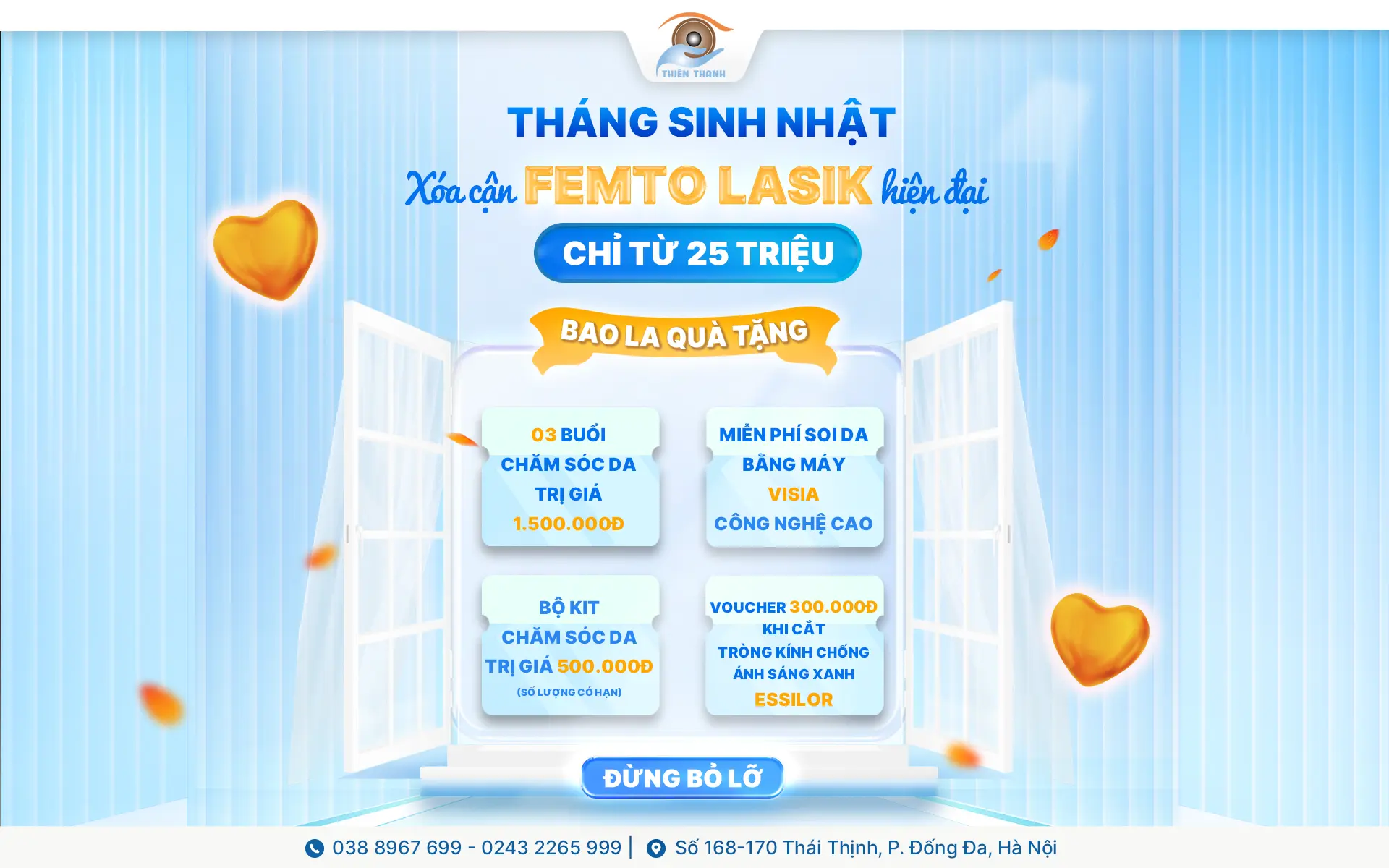 Mừng sinh nhật 3 tuổi – Deal xóa cận giá tốt nhất tháng 7