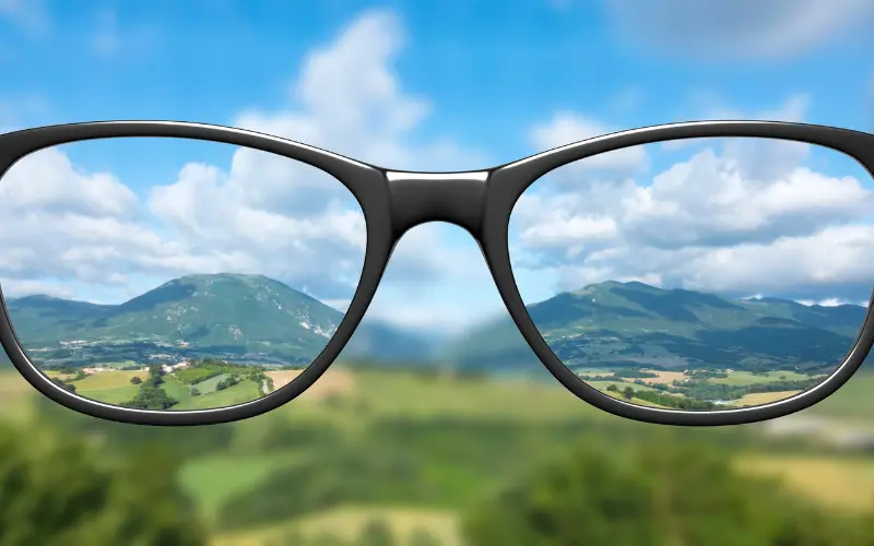 kính gọng giúp tăng khả năng nhìn rõ