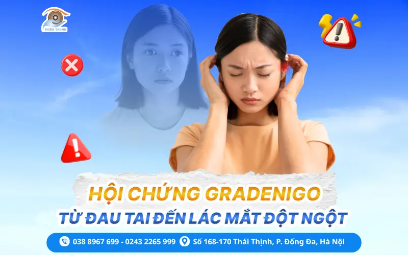 ĐAU TAI… NHƯNG LẠI BỊ LÁC MẮT? CẢNH BÁO BIẾN CHỨNG NGUY HIỂM ÍT AI NGỜ TỚI!