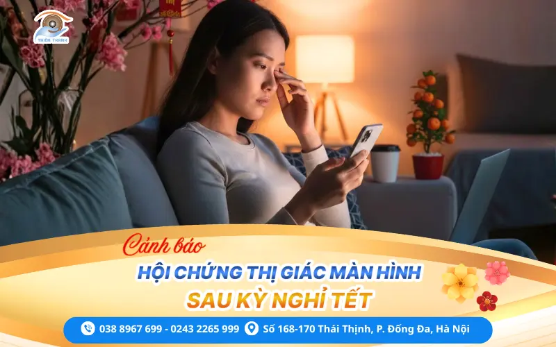 CẢNH BÁO: HỘI CHỨNG THỊ GIÁC MÀN HÌNH SAU KỲ NGHỈ TẾT