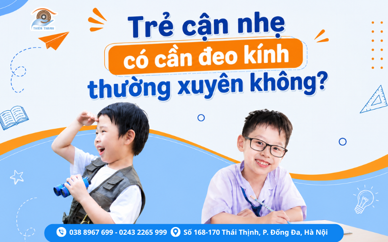 “CẬN NHẸ THÔI, KHÔNG ĐEO KÍNH CHẮC CŨNG KHÔNG SAO ĐÂU NHỈ?”