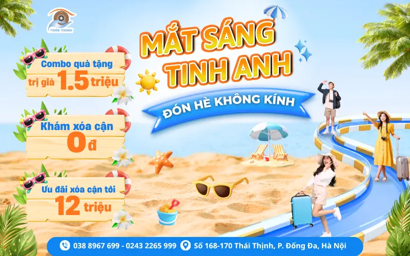 mắt sáng tinh anh đón hè không kính